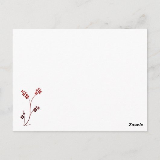 Sereniteit Briefkaart (Achterkant)