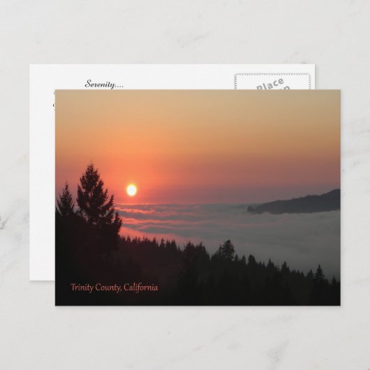 Sereniteit... Briefkaart (Voorkant / Achterkant)