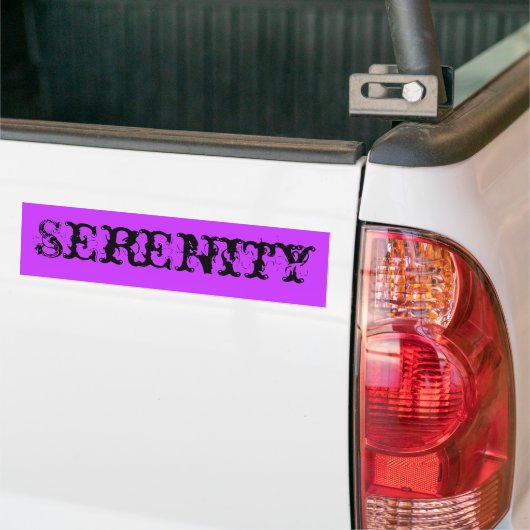 Sereniteit Bumpersticker (Op Truck)