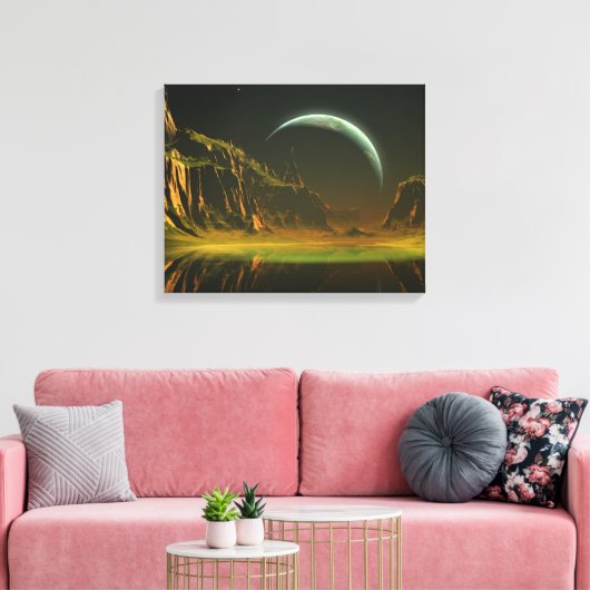 Sereniteit Canvas Afdruk (Insitu (Woonkamer))