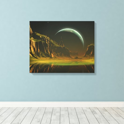 Sereniteit Canvas Afdruk (Insitu (Houten vloer))