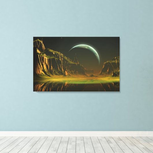 Sereniteit Canvas Afdruk (Insitu (Houten vloer))