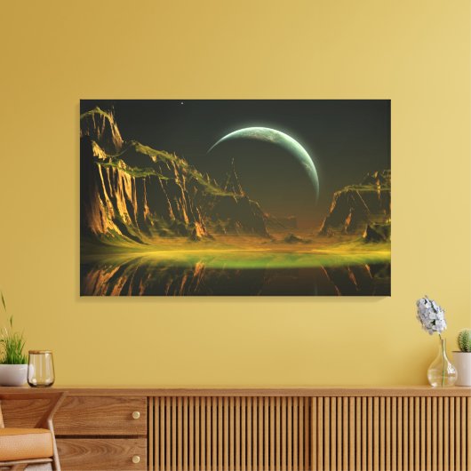 Sereniteit Canvas Afdruk (Insitu (Woonkamer))