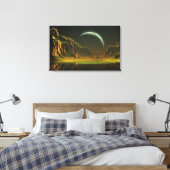 Sereniteit Canvas Afdruk (Insitu (Slaapkamer))