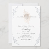 Sereniteit door het Zee Bruiloft Kaart (Voorkant)