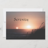 Sereniteit Feestdagenkaart (Voorkant)