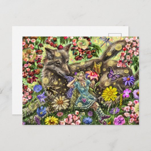 Sereniteit Feestdagenkaart (Voorkant / Achterkant)