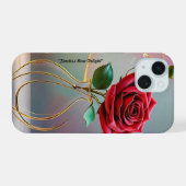 "Sereniteit Gevonden" iPhone 15 Case (Achterkant horizontaal)