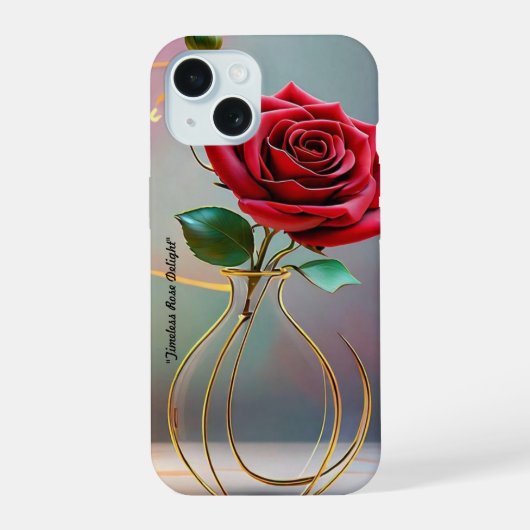 "Sereniteit Gevonden" iPhone 15 Case (Achterkant)