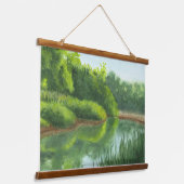 Sereniteit Hangend Wandkleed (Gebogen)