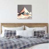 Sereniteit in Asymmetrie Canvas Afdruk (Insitu (Slaapkamer))