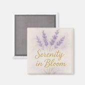Sereniteit in bloei — magneet (Voorkant / Achterkant)