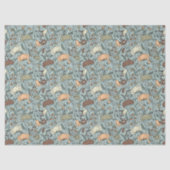 Sereniteit in Bloom Blauwgroen Wildflower Decoupag Tissuepapier (Voorkant)