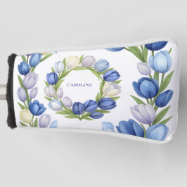 Sereniteit in Bloom Pastel Tulp Bloemen Home Decor Golfheadcover