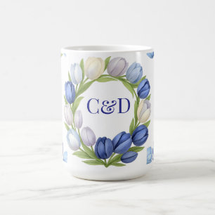 Sereniteit in Bloom Pastel Tulp Bloemen Home Decor Koffiemok