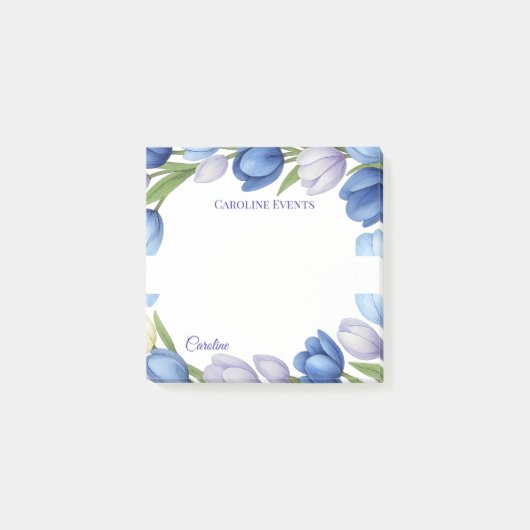 Sereniteit in Bloom Pastel Tulp Bloemen Home Decor Post-it® Notes (Voorkant)