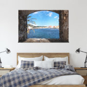Sereniteit in Curacao Canvas Afdruk (Insitu (Slaapkamer))