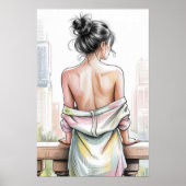 Sereniteit in de stad poster (Voorkant)