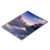 Sereniteit in de Sunset-Lit Swampy Meadow Notitieboek (Linkerzijde)