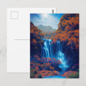 Sereniteit in de tinten van Azure Briefkaart (Voorkant / Achterkant)