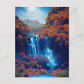 Sereniteit in de tinten van Azure Briefkaart (Voorkant)