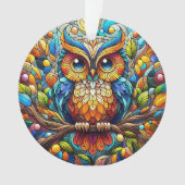 Sereniteit in de Tuin Een Bankje Onder Bloemen Ornament (voorkant)