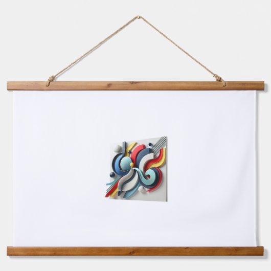 Sereniteit in eenvoud hangend wandkleed (Voorkant 3)