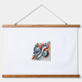 Sereniteit in eenvoud hangend wandkleed (Voorkant 2)