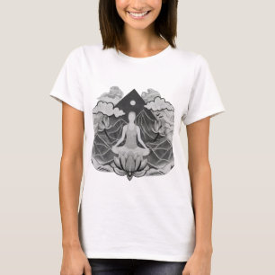 Sereniteit in eenvoud: mindfulness en meditatie t-shirt