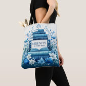 Sereniteit in elke pagina tote bag (Dichtbij)
