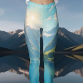 Sereniteit in Fjorden Scène Leggings
