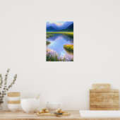 Sereniteit in Groen Poster (Keuken)