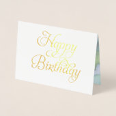 Sereniteit in groene Abstracte vloeiende vormen Folie Kaarten (Voorkant)