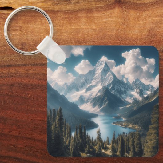 sereniteit in het Alpengebied Sleutelhanger (Voorkant)