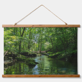 Sereniteit in het bos hangend wandkleed
