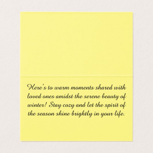 Sereniteit in het dorp kaart (Binnenkant ongevouwen)