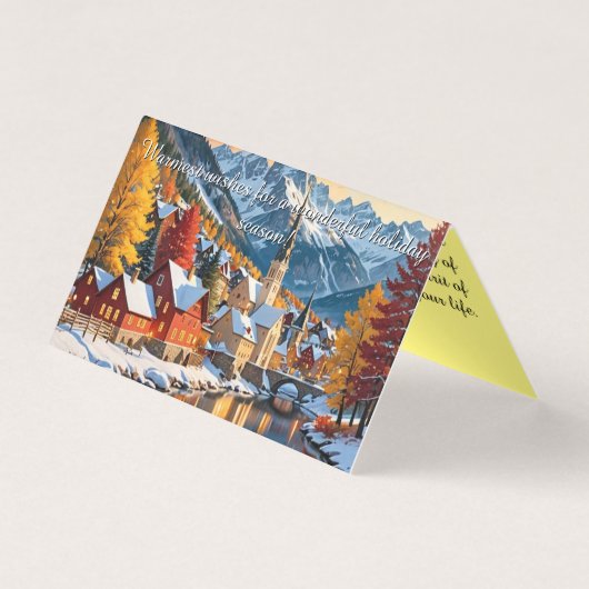 Sereniteit in het dorp kaart (Voorkant)