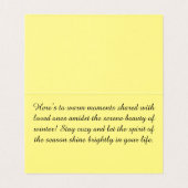 Sereniteit in het dorp kaart (Binnenkant ongevouwen)