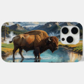 Sereniteit in het wild - Buffalo Case-Mate iPhone Case (Achterkant (horizontaal))