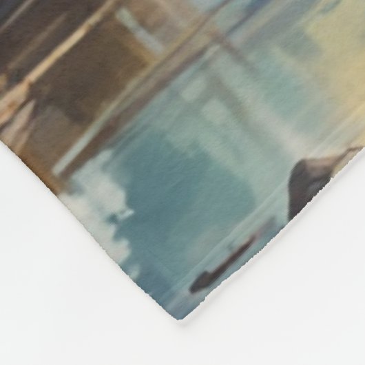 Sereniteit in het wild - Buffalo Fleece Deken (Hoek)