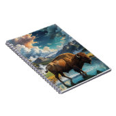 Sereniteit in het wild - Buffalo Notitieboek (Rechterzijde)