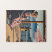 Sereniteit in Japan: thee en de Fuji-puzzel Legpuzzel (Horizontaal)