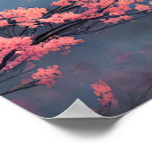 Sereniteit in Mountain's Embrace Poster (Hoek)