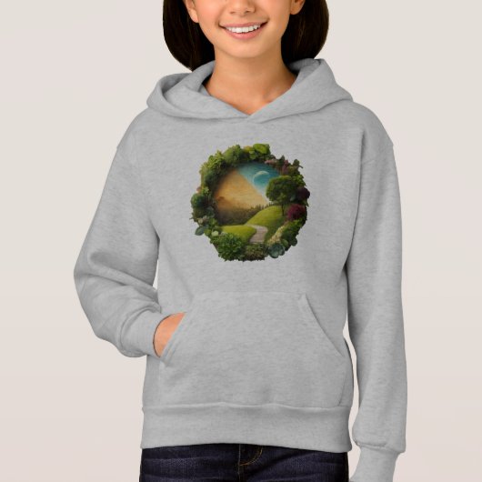 Sereniteit in Natuur Hoodie (Voorkant)