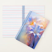 Sereniteit in pastel bloemenkunst notitieboek (Binnen)