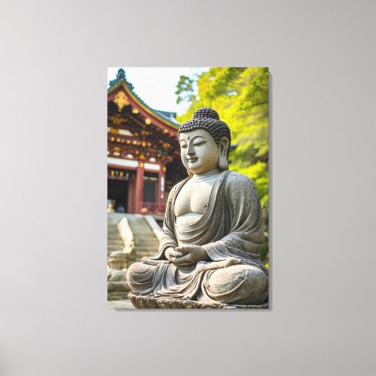 Sereniteit in Steen Canvas Afdruk (Voorkant)