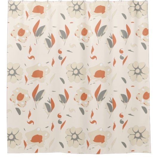 Sereniteit in stijl douchegordijn (Voorkant)