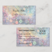 Sereniteit in veelkleurige pasteltinten Content Cr Visitekaartje (Voorkant / Achterkant)