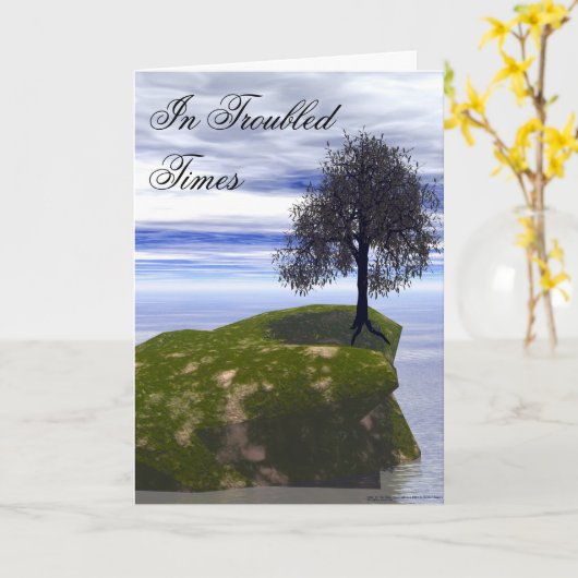 Sereniteit Kaart (Gele Bloem)