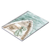 Sereniteit Kalme Oceaan Boot Notitieboek (Linkerzijde)